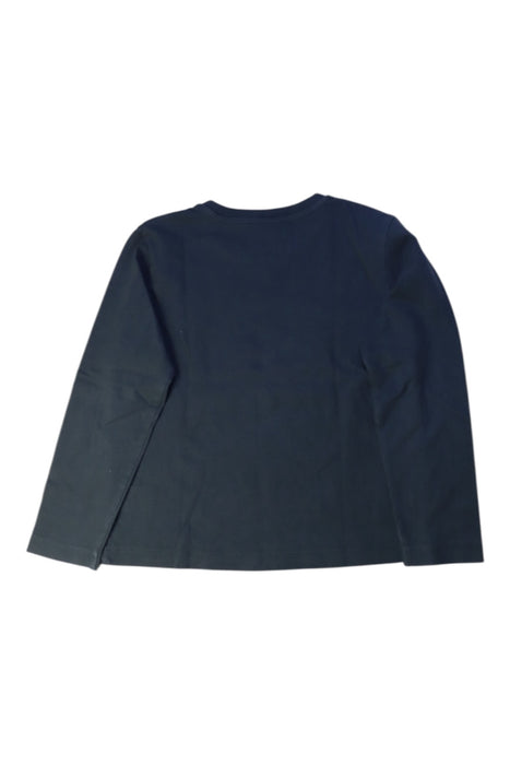 A Navy Long Sleeve T Shirts from Bonpoint in size 6T for girl. (Back View)