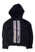 A Black Lightweight Jackets from Moncler in size 6T for girl. (Front View)