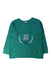 A Green Crewneck Sweatshirts from Bonpoint in size 4T for girl. (Front View)