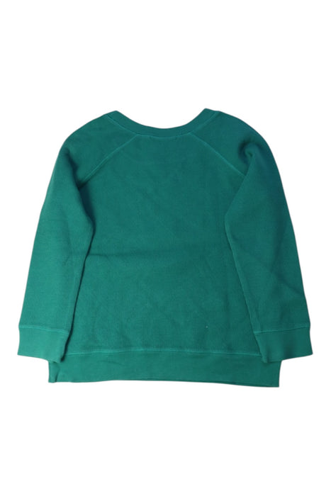 A Green Crewneck Sweatshirts from Bonpoint in size 4T for girl. (Back View)