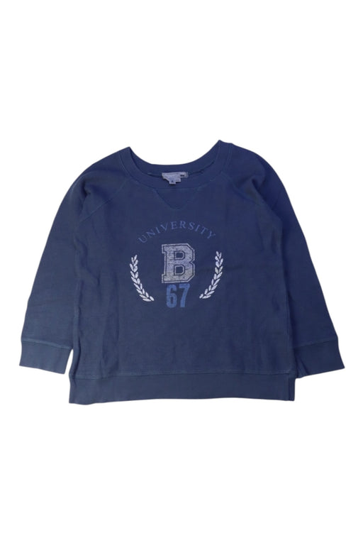 A Navy Crewneck Sweatshirts from Bonpoint in size 4T for girl. (Front View)