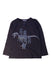 A Black Long Sleeve T Shirts from Bonpoint in size 4T for girl. (Front View)
