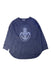 A Navy Crewneck Sweatshirts from Bonpoint in size 4T for girl. (Front View)