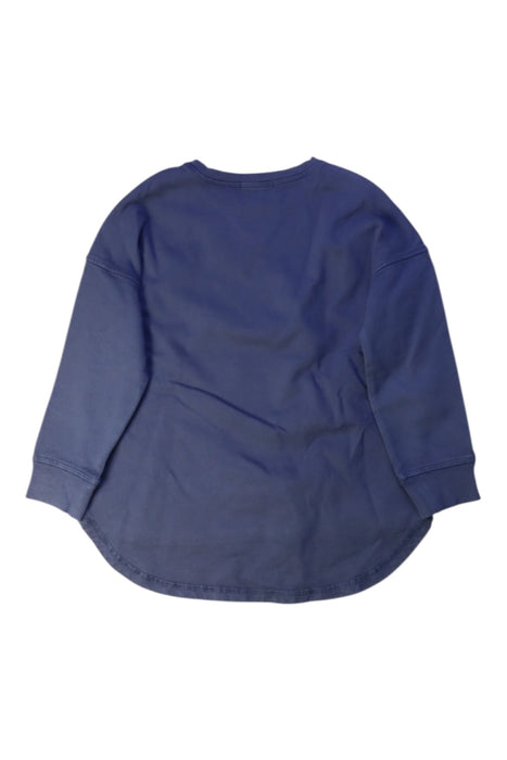 A Navy Crewneck Sweatshirts from Bonpoint in size 4T for girl. (Back View)