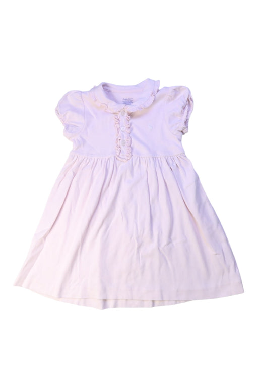 A White Short Sleeve Dresses from Ralph Lauren in size 2T for girl. (Front View)