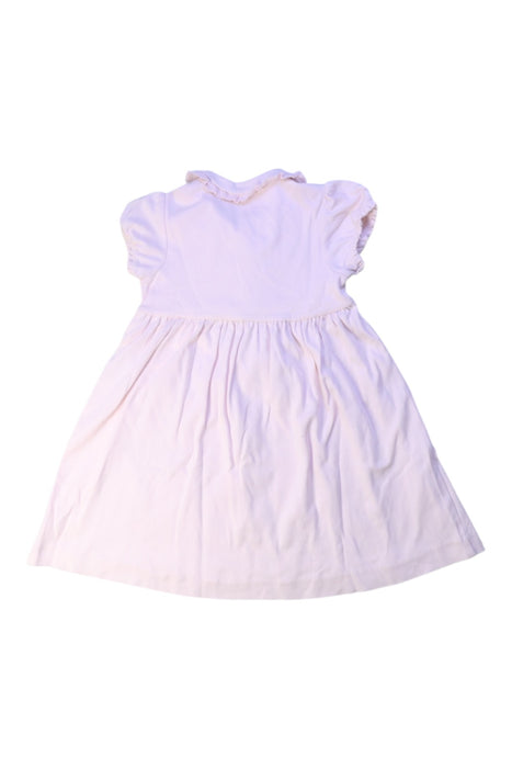 A White Short Sleeve Dresses from Ralph Lauren in size 2T for girl. (Back View)