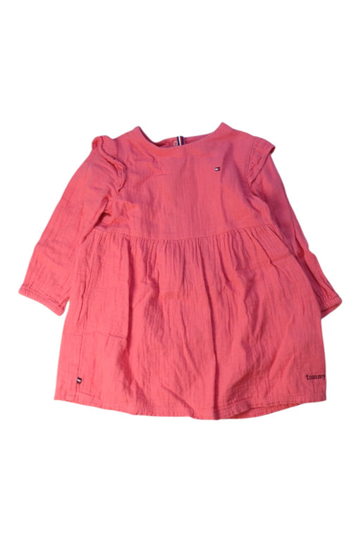 A Pink Long Sleeve Dresses from Tommy Hilfiger in size 2T for girl. (Front View)