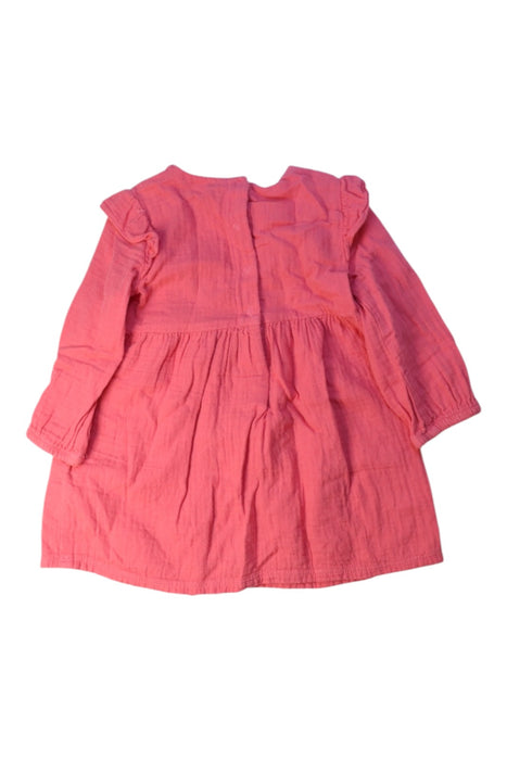 A Pink Long Sleeve Dresses from Tommy Hilfiger in size 2T for girl. (Back View)