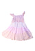 A Pink Sleeveless Dresses from Sprout in size 2T for girl. (Back View)