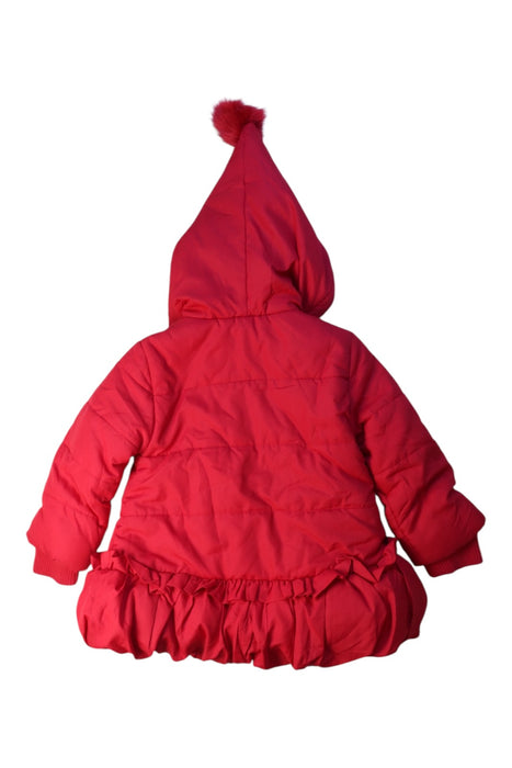 A Red Puffer/Quilted Coats & Outerwear from Monsoon in size 12-18M for girl. (Back View)