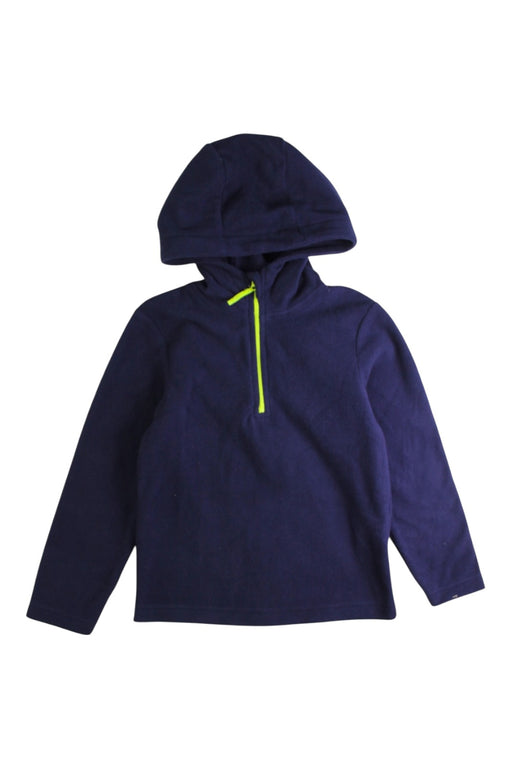 A Navy Hooded Sweatshirts from Mountain Warehouse in size 5T for boy. (Front View)