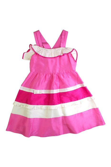 A Pink Sleeveless Dresses from Nicholas & Bears in size 3T for girl. (Front View)