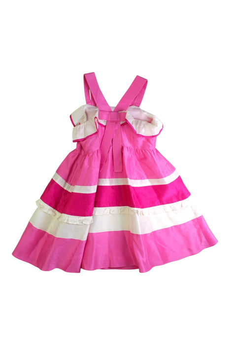 A Pink Sleeveless Dresses from Nicholas & Bears in size 3T for girl. (Back View)