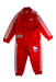 A Red Pants Sets from Adidas in size 4T for girl. (Front View)