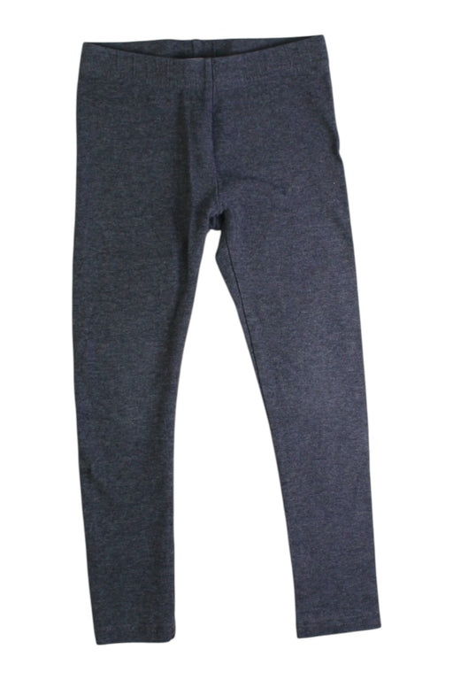 A Grey Leggings from Seed in size 4T for girl. (Front View)