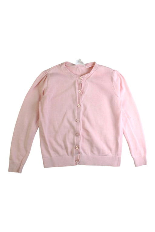 A Pink Cardigans from Seed in size 5T for girl. (Front View)