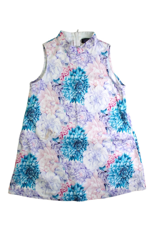A Pink Sleeveless Dresses from Shanghai Tang in size 2T for girl. (Front View)