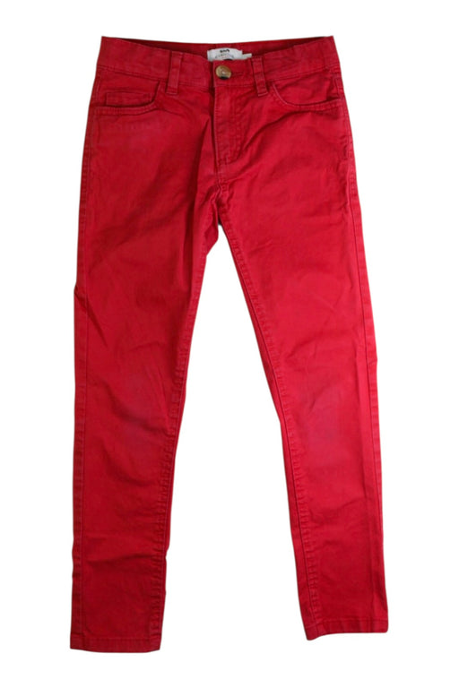 A Red Casual Pants from Cyrillus in size 7Y for boy. (Front View)