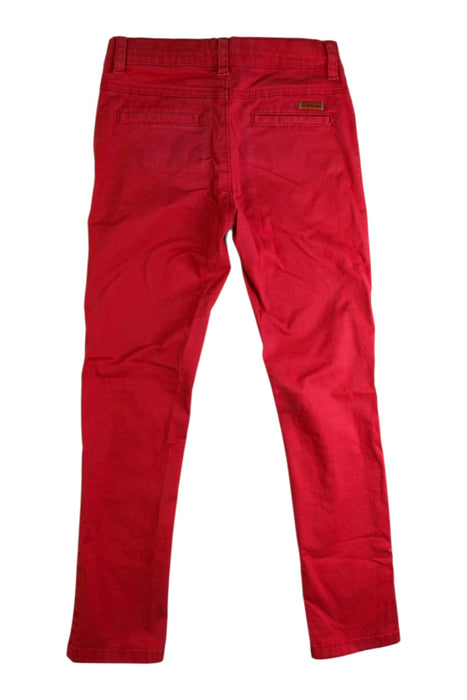 A Red Casual Pants from Cyrillus in size 7Y for boy. (Back View)
