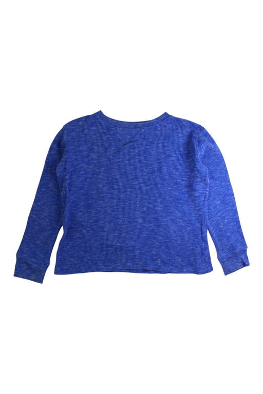 A Blue Crewneck Sweatshirts from Crewcuts in size 6T for boy. (Front View)