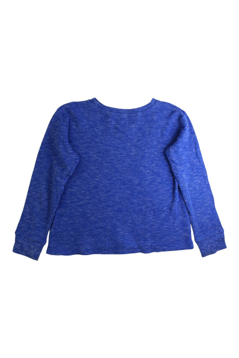 A Blue Crewneck Sweatshirts from Crewcuts in size 6T for boy. (Back View)