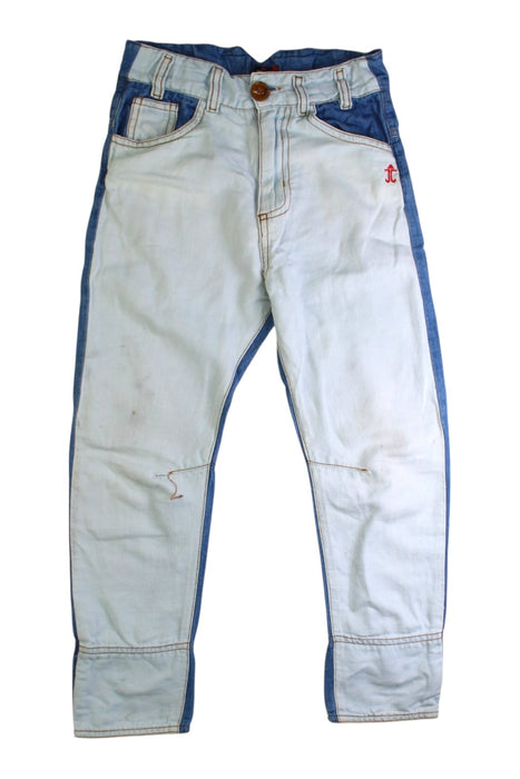 A Blue Jeans from Jessie and James in size 6T for girl. (Front View)