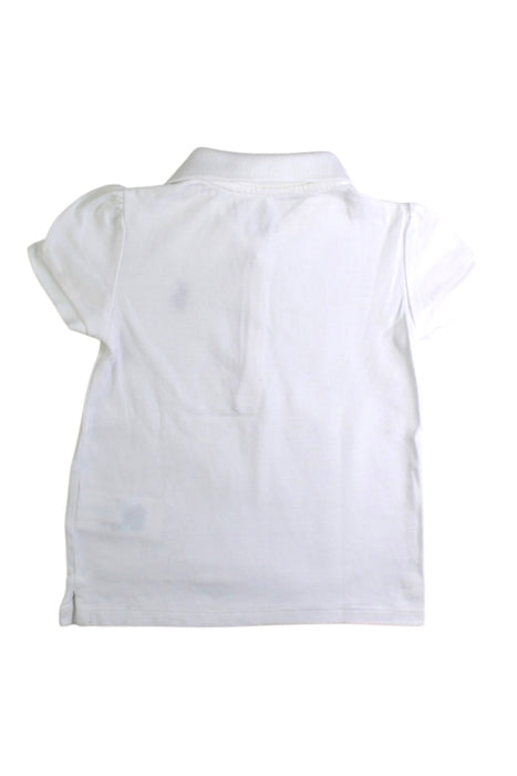 A White Short Sleeve Polos from Ralph Lauren in size 18-24M for girl. (Back View)
