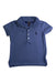 A Navy Short Sleeve Polos from Polo Ralph Lauren in size 2T for girl. (Front View)