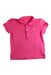 A Pink Short Sleeve Polos from Ralph Lauren in size 18-24M for girl. (Front View)