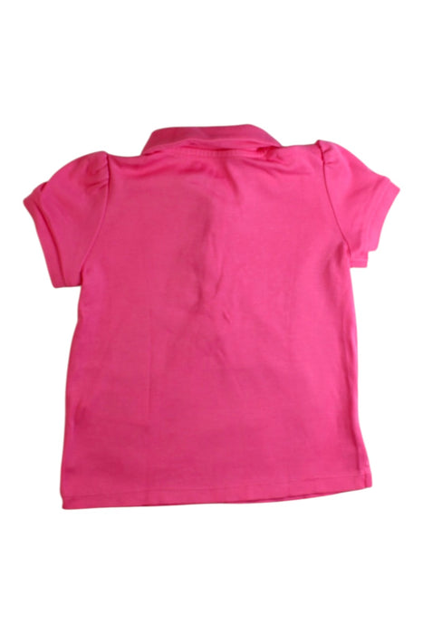 A Pink Short Sleeve Polos from Ralph Lauren in size 18-24M for girl. (Back View)