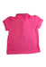A Pink Short Sleeve Polos from Ralph Lauren in size 18-24M for girl. (Back View)