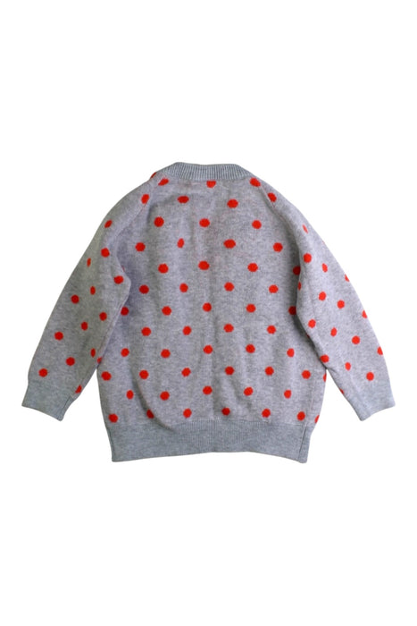 A Grey Cardigans from Seed in size 12-18M for girl. (Back View)