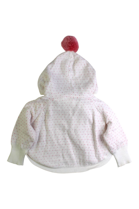 A White Capes & Ponchos from Seed in size 6-12M for girl. (Back View)