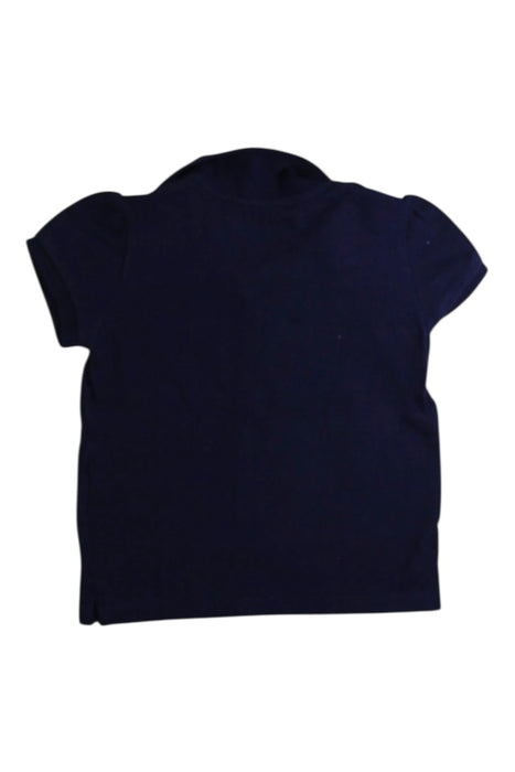 A Navy Short Sleeve Polos from Ralph Lauren in size 18-24M for girl. (Back View)