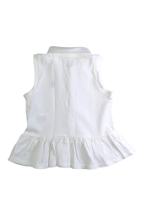 A White Sleeveless Tops from Ralph Lauren in size 18-24M for girl. (Back View)