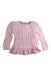 A Pink Knit Sweaters from Ralph Lauren in size 12-18M for girl. (Front View)