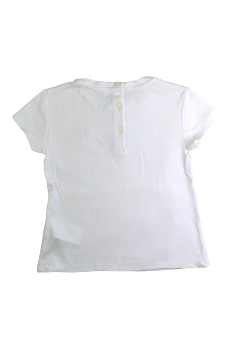 A White Short Sleeve Tops from Ralph Lauren in size 18-24M for girl. (Back View)
