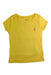 A Yellow Short Sleeve T Shirts from Ralph Lauren in size 2T for girl. (Front View)