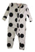 A Grey Onesies from Colored Organics in size 3-6M for neutral. (Front View)