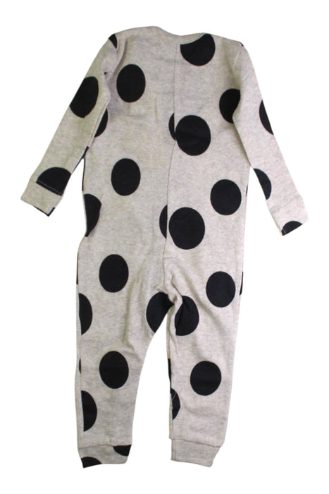 A Grey Onesies from Colored Organics in size 3-6M for neutral. (Back View)
