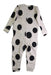 A Grey Onesies from Colored Organics in size 3-6M for neutral. (Back View)