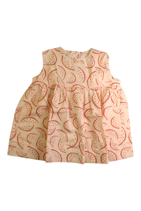 A Peach Sleeveless Dresses from Rylee + Cru in size 12-18M for girl. (Front View)