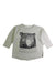 A Grey Long Sleeve T Shirts from Rylee + Cru in size 12-18M for neutral. (Front View)