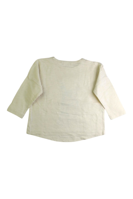 A Beige Long Sleeve Tops from Rylee + Cru in size 18-24M for neutral. (Back View)