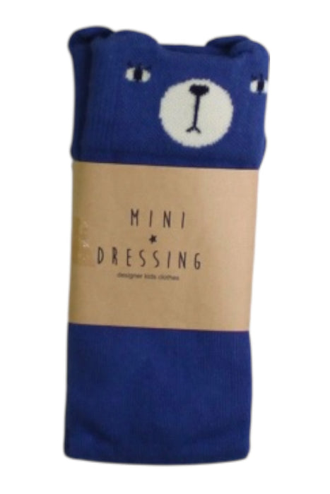 A Blue Socks from Mini Dressing in size 5T for boy. (Front View)