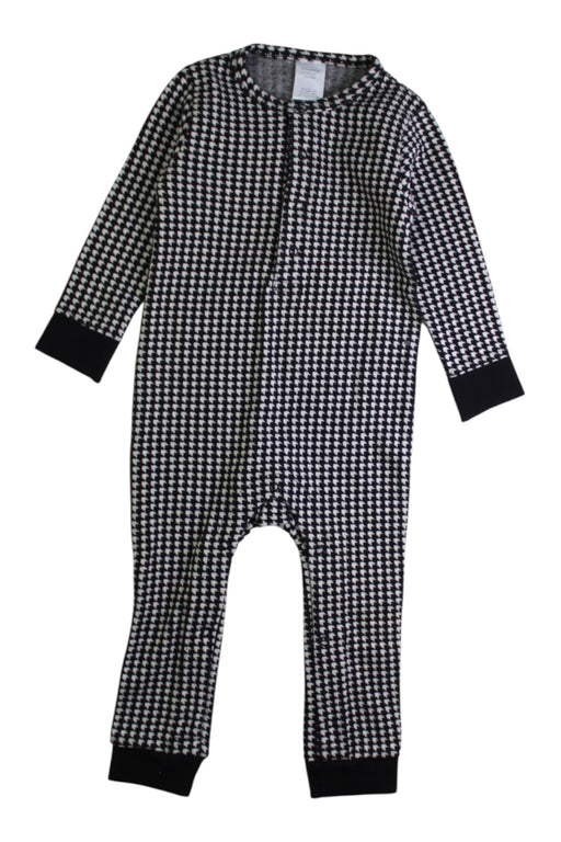 A Black Long Sleeve Rompers from Tinycottons in size 6-12M for neutral. (Front View)