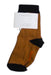 A Brown Socks from Tinycottons in size 2T for neutral. (Front View)