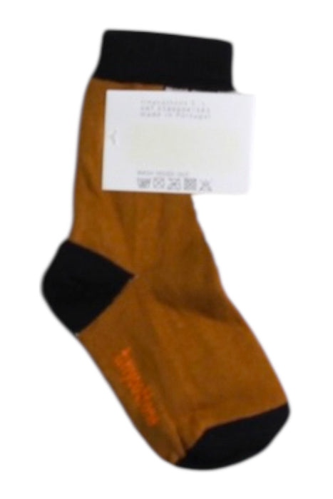 A Brown Socks from Tinycottons in size 2T for neutral. (Back View)