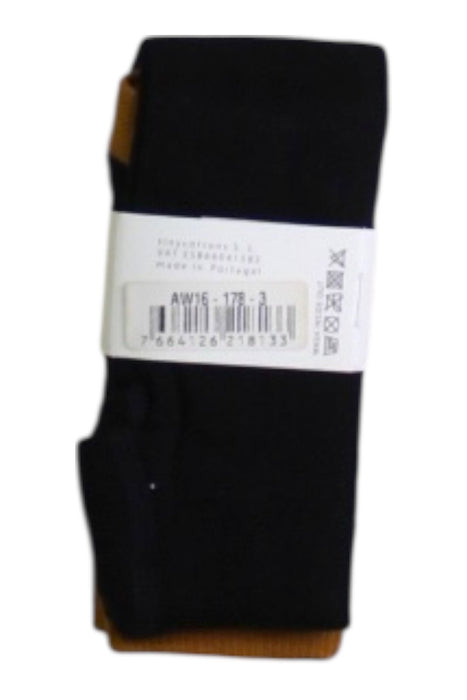 A Black Socks from Tinycottons in size 12-18M for neutral. (Back View)