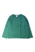 A Green Long Sleeve Tops from Crewcuts in size 4T for girl. (Front View)